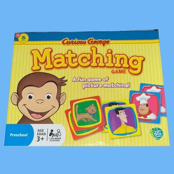 2010 Curious George Matching Game by I Can Do That! Games Complete! Ages 3+ - Picture 2 of 5